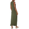 Amazon Essentials Women’s Tank Maxi Dress(Dark Olive)