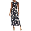 Amazon Essentials Women’s Tank Maxi Dress(Navy Tropical)