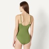 Amazon Essentials Women’s Thin Strap One-Piece Swimsuit with Adjustable Straps(Olive)