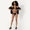 Amazon Essentials Women’s Tie Side Bikini Bottom(Black)
