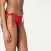 Amazon Essentials Women’s Tie Side Bikini Bottom(Bright Poppy Red)