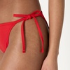 Amazon Essentials Women’s Tie Side Bikini Bottom(Bright Poppy Red)