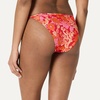 Amazon Essentials Women’s Tie Side Bikini Bottom(Bright Red Multi Folk Floral)