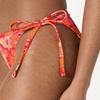 Amazon Essentials Women’s Tie Side Bikini Bottom(Bright Red Multi Folk Floral)