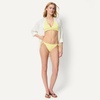 Amazon Essentials Women’s Tie Side Bikini Bottom(Light Yellow)