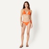 Amazon Essentials Women’s Tie Side Bikini Bottom(Orange)