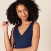 Amazon Essentials Women’s V-Neck Maxi Dress with Side-Slits, Jersey(Navy)