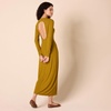Amazon Essentials Women’s Wide Rib Open Back Long Sleeve Dress (Previously Daily Ritual)(Brown)