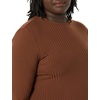 Amazon Essentials Women’s Wide Rib Open Back Long Sleeve Dress (Previously Daily Ritual)(Chocolate)