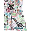 Amazon Essentials girls Short-Sleeve Knit Dress(Neon  Star Wars/Doodles)