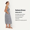 Amazon Essentials x Sofia Grainge Mommy & Me Cotton Sateen Dresses(Navy Gingham)