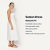 Amazon Essentials x Sofia Grainge Mommy & Me Cotton Sateen Dresses(White)