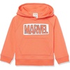 Amazon Essentials Disney | Marvel | Star Wars | Frozen | Princess Girls and Toddlers’ Fleece Pullover Hoodie Sweatshirt(Marvel Logo)