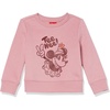 Amazon Essentials Disney | Marvel | Star Wars | Princess Girls and Toddlers’ Fleece Pullover Crew Sweatshirt(Minnie Peace – Girls)