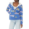 Amazon Essentials Disney | Marvel | Star Wars | Princess Women’s Fleece Sherpa-Lined Full-Zip Hooded Sweatshirt(Marvel Multi Peace)