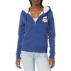 Amazon Essentials Disney | Marvel | Star Wars | Princess Women’s Fleece Sherpa-Lined Full-Zip Hooded Sweatshirt(Star Wars Darth)