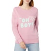 Amazon Essentials Disney | Marvel | Star Wars | Princess Women’s Long Sleeve Fleece Crew Sweatshirts(Mickey Oh Boy)