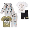 Amazon Essentials Disney | Marvel | Star Wars Boys and Toddlers’ Outfit Sets, Pack of 5(5-piece Star Wars Wookiee Set)
