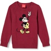 Amazon Essentials Disney | Marvel | Star Wars Boys and Toddlers’ Relaxed-Fit Cotton Pullover Crewneck Sweaters(Happy Mickey – Boys)