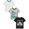 Amazon Essentials Disney | Marvel | Star Wars Boys and Toddlers’ Short-Sleeve T-Shirts, Multipacks(3-pack Mickey Chill)