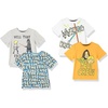 Amazon Essentials Disney | Marvel | Star Wars Boys and Toddlers’ Short-Sleeve T-Shirts, Multipacks(Star Wars)