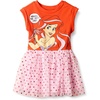 Amazon Essentials Disney | Marvel | Star Wars Girls and Toddlers’ Knit Short-Sleeve Tutu Dresses-Discontinued Colors(Princess Ariel)