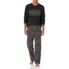 Amazon Essentials Disney | Marvel | Star Wars Men’s Soft & Comfortable Flannel Pajama Sleep Sets(Star Wars Logo – Mens Flannel)