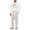 Amazon Essentials Disney | Marvel | Star Wars Men’s Soft & Comfortable Flannel Pajama Sleep Sets(Star Wars Mando Winter)