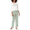 Amazon Essentials Disney | Marvel | Star Wars Women’s Flannel Pajama Sleep Sets, PJs Pants Nightwear(Mickey Holiday – Womens)