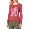 Amazon Essentials Disney | Marvel | Star Wars Women’s Lightweight Crewneck Sweater(Avengers Logo – Womens)