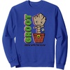 Amazon Essentials Guardians of the Galaxy Groot Grow With The Flow Sweatshirt(Royal Blue)