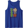 Amazon Essentials Guardians of the Galaxy Groot Grow With The Flow Tank Top(Royal Blue)