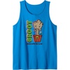 Amazon Essentials Guardians of the Galaxy Groot Grow With The Flow Tank Top(Sapphire Blue)