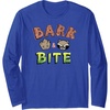 Amazon Essentials Guardians of the Galaxy Groot and Rocket Bark and Bite Long Sleeve T-Shirt(Royal Blue)