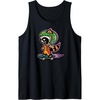 Amazon Essentials Guardians of the Galaxy Skateboarding Rocket Tank Top(Black)