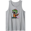 Amazon Essentials Guardians of the Galaxy Skateboarding Rocket Tank Top(Heather Grey)