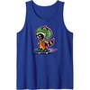 Amazon Essentials Guardians of the Galaxy Skateboarding Rocket Tank Top(Royal Blue)
