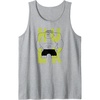Amazon Essentials Marvel Avengers Cartoon Hulk Drawing Tank Top(Heather Grey)