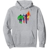 Amazon Essentials Marvel Avengers Flat and Stylized Heroes Pullover Hoodie(Heather Grey)