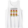 Amazon Essentials Marvel Avengers Moods of Iron Man Tank Top(White)