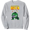Amazon Essentials Marvel Avengers The Incredible Hulk Hangry Sweatshirt(Heather Grey)