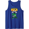 Amazon Essentials Marvel Avengers The Incredible Hulk Hangry Tank Top(Royal Blue)