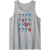 Amazon Essentials Marvel Avengers Thor Hammer Grid Tank Top(Heather Grey)