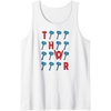 Amazon Essentials Marvel Avengers Thor Hammer Grid Tank Top(White)