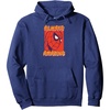 Amazon Essentials Marvel Spider-Man Always Amazing Boxed Portrait Pullover Hoodie(Navy Blue)