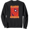 Amazon Essentials Marvel Spider-Man Always Amazing Boxed Portrait Sweatshirt(Black)