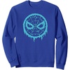 Amazon Essentials Marvel Spider-Man Dripping Blue Face Logo Sweatshirt(Royal Blue)