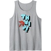 Amazon Essentials Marvel Spider-Man Hand Thwip! Web-Slinger Tank Top(Heather Grey)