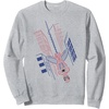 Amazon Essentials Marvel Spider-Man Hanging in the City Line Drawing Sweatshirt(Heather Grey)