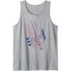 Amazon Essentials Marvel Spider-Man Hanging in the City Line Drawing Tank Top(Heather Grey)